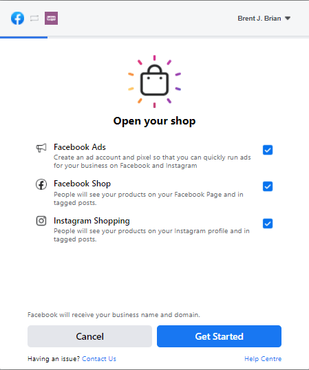 WooCommerce connect features, Facebook Ads, Facebook Shop, and Instagram Shopping